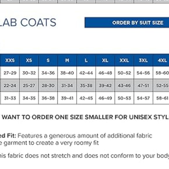 Mens Lab Coat Consultation Scrub Jacket 46 White Landau 3224 Relaxed Fit XL - Picture 10 of 11